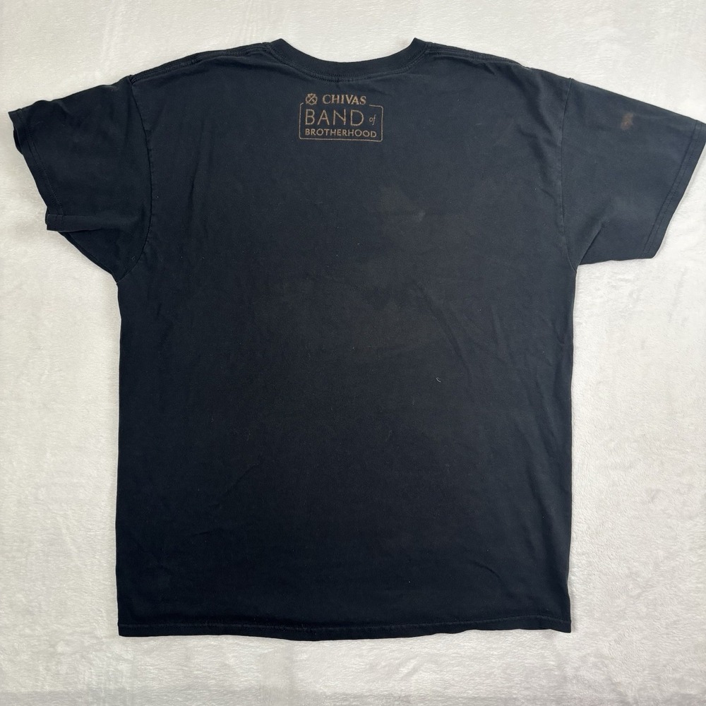 VTG Y2K Mana Chivas Band of Brotherhood Black Short Sleeve Graphic Shirt Men's L - Picture 6 of 10